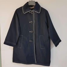 将图片加载到图库查看器，Girls  Navy  Blue   Polyester &amp; Cotton  Jacket
