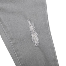 将图片加载到图库查看器，Girls Grey Cotton Jeans
