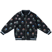 将图片加载到图库查看器，Boys Black Helmet  Reversibie  Jacket
