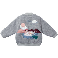 将图片加载到图库查看器，Girls Grey  Outerwear Jacket
