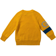 将图片加载到图库查看器，Boys Yellow Jumper Wool Sweater
