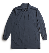 将图片加载到图库查看器，AURA SHIRTCOAT NAVY
