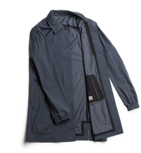 将图片加载到图库查看器，AURA SHIRTCOAT NAVY
