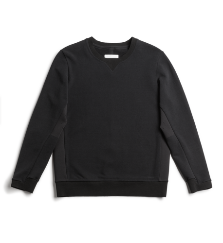 PERFO CREW SWEAT BLACK